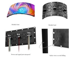 P4 outdoor flexible LED display module